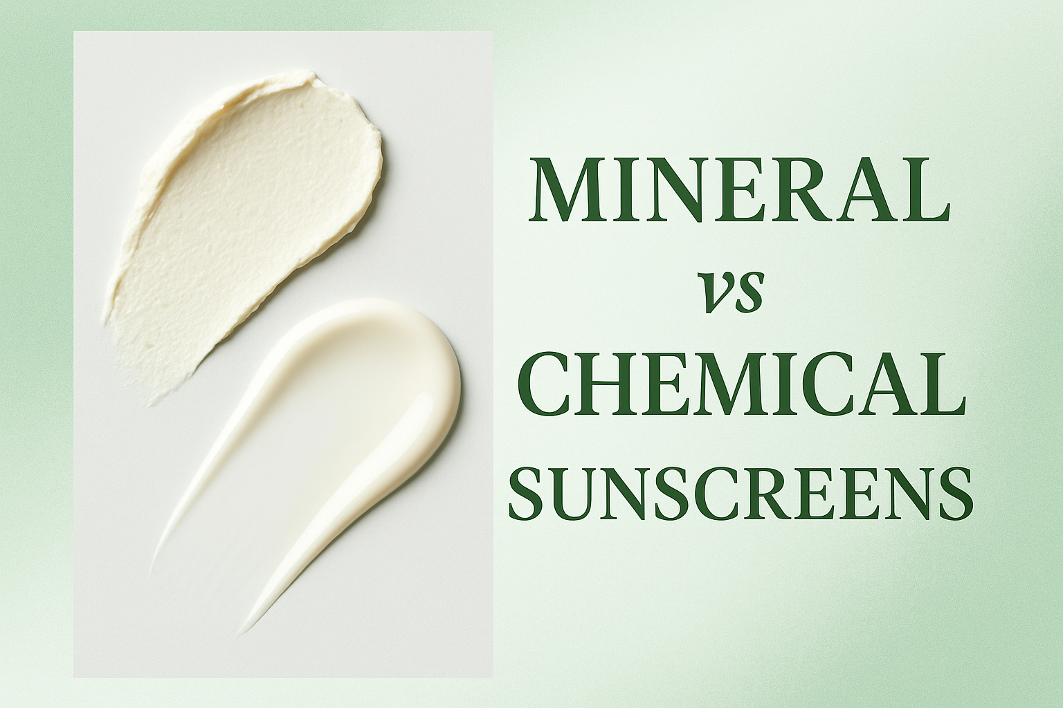 Mineral vs Chemical Sunscreens