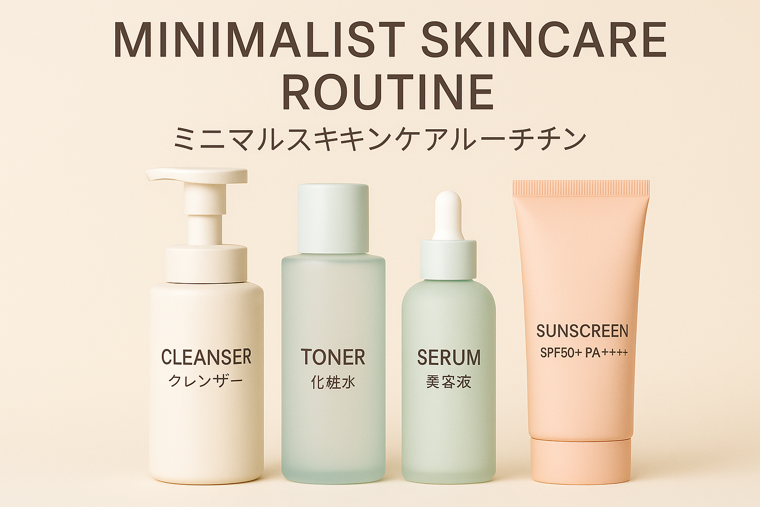 Minimalist Skincare Routine