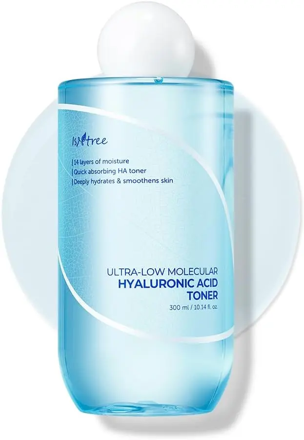 Isntree Hyaluronic Acid Toner – 8 types of hyaluronic acid
