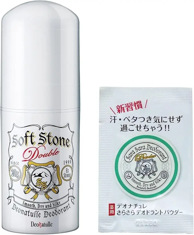Deonatulle Soft Stone W Fragrance-Free Japanese deodorant stick