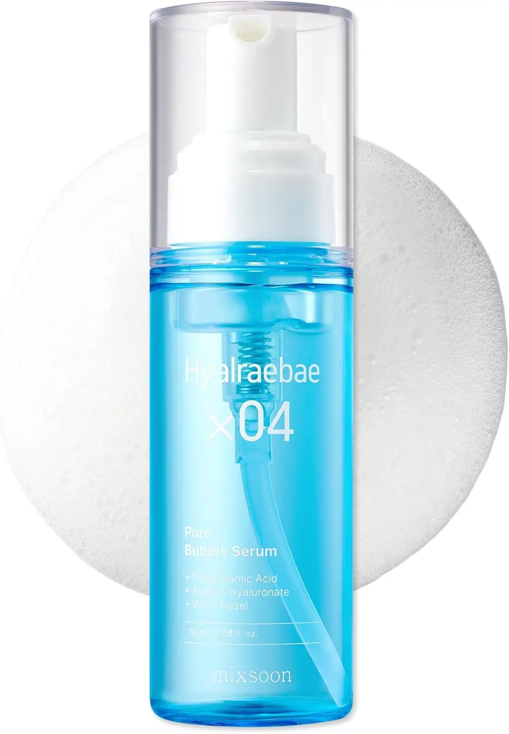 Mixsoon Hyalraebae Pore Bubble Serum for hydration and makeup prep